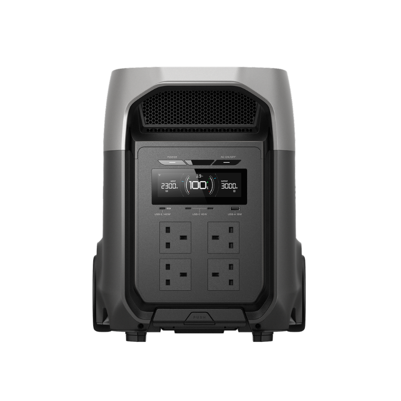EcoFlow DELTA 3 Ultra, station électrique 3 072 Wh, 3 600 W (UK, prises type G)