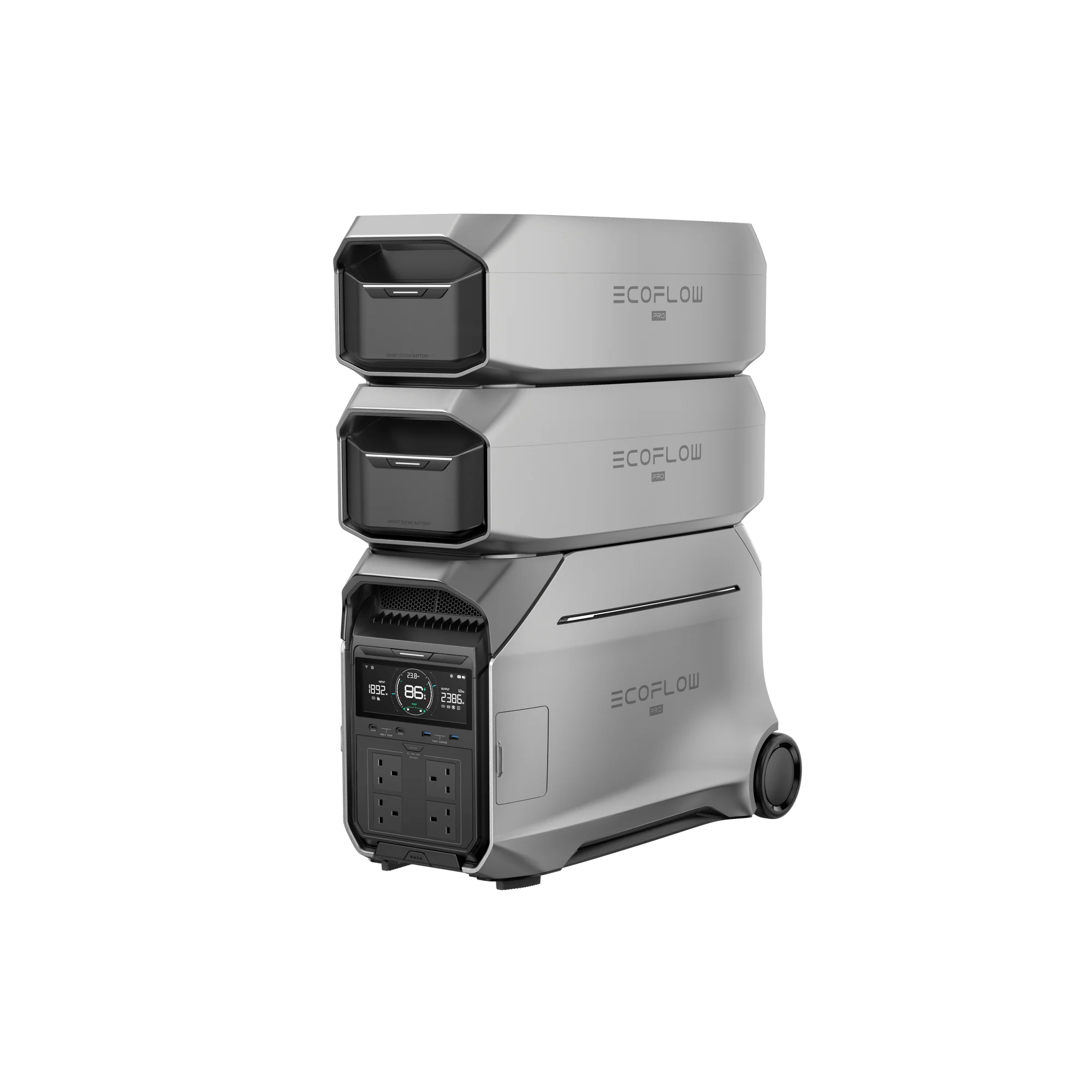 EcoFlow DELTA Pro 3, station électrique 4 096 Wh, 4 000 W (UK, prises type G) 4